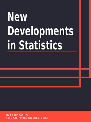 cover image of New Developments in Statistics